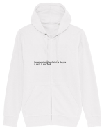 becoming strong doesn t start... Hanorac cu fermoar Unisex Connector