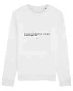 becoming strong doesn t start... Bluză mânecă lungă Unisex Rise