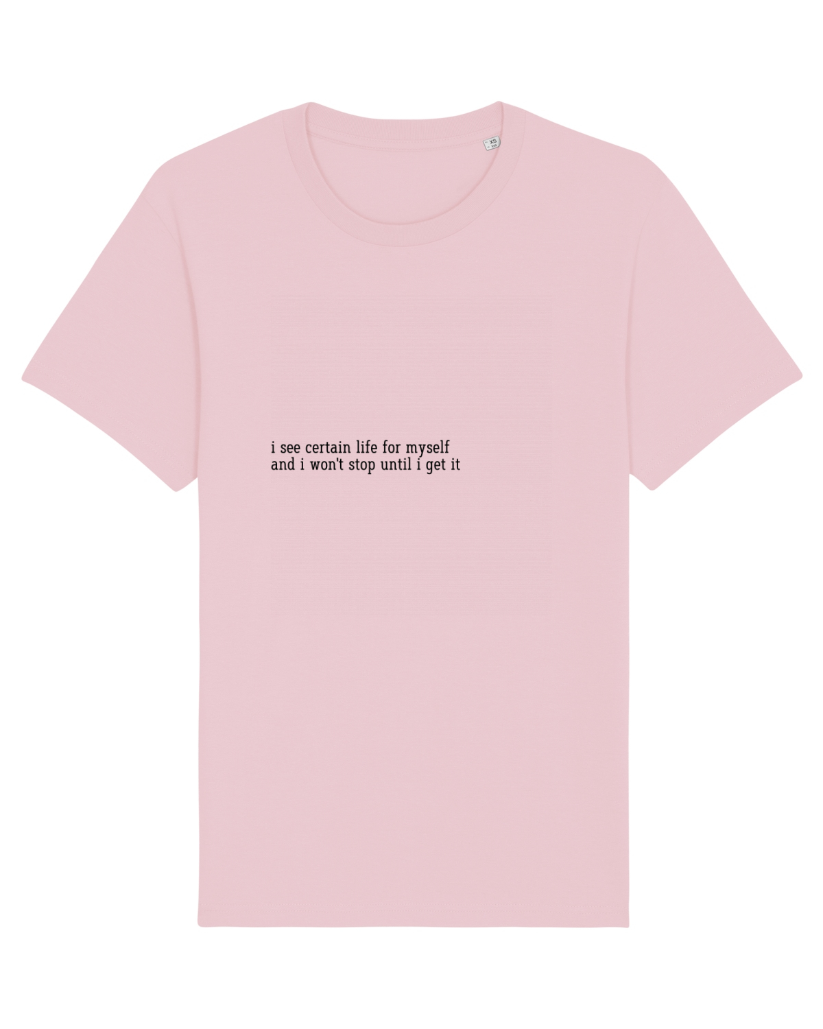 Tricou mânecă scurtă Unisex Rocker Cotton Pink