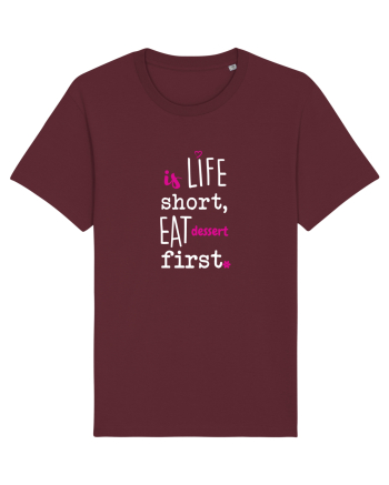 Eat dessert first Burgundy