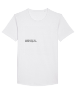 angels protect me... Tricou mânecă scurtă guler larg Bărbat Skater