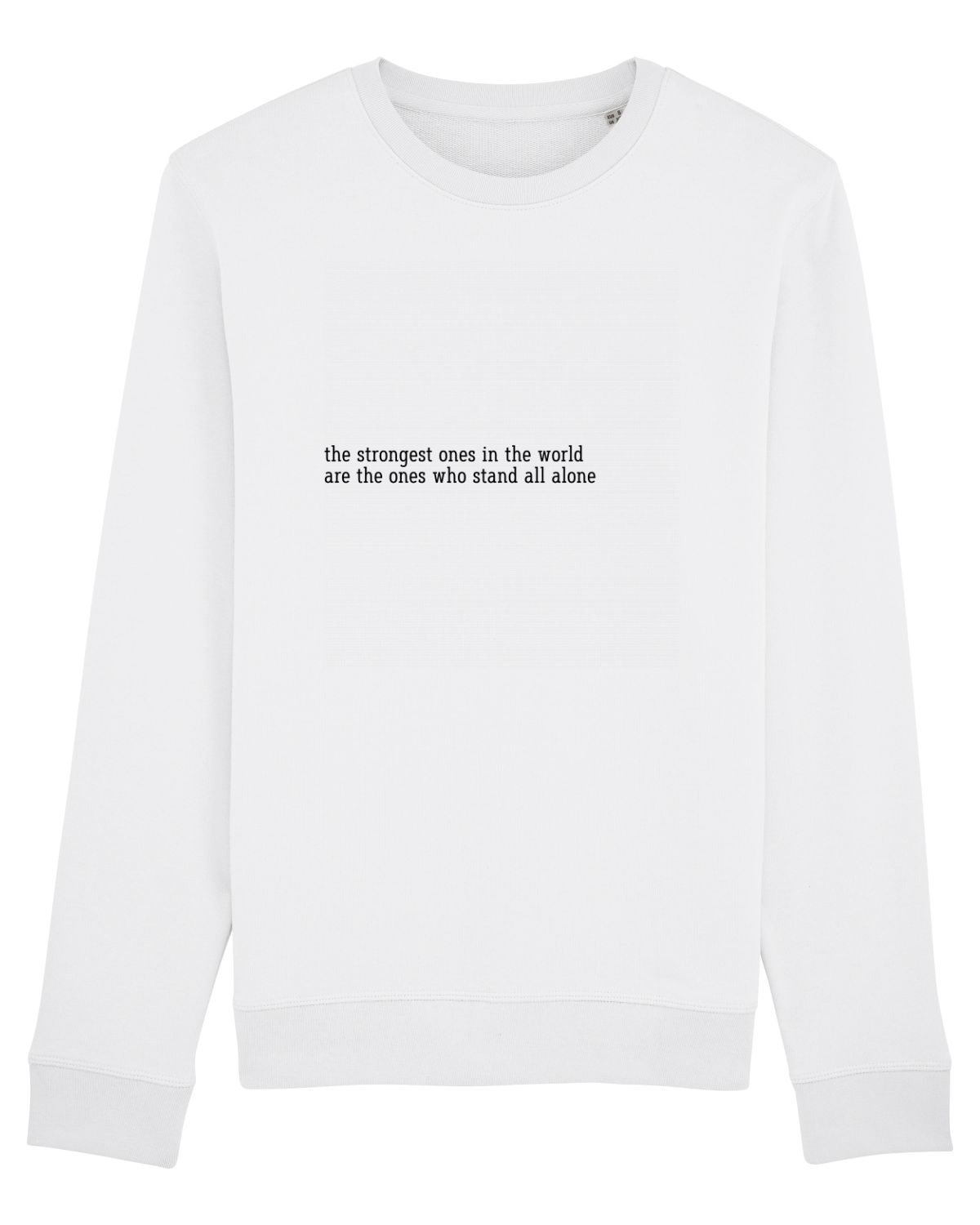 Bluză mânecă lungă Unisex Rise White