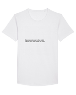 the strongest ones ... Tricou mânecă scurtă guler larg Bărbat Skater