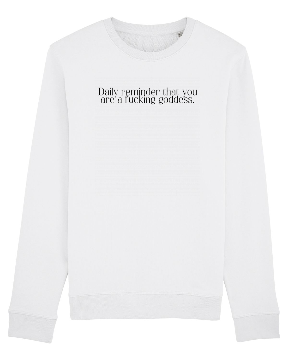 Bluză mânecă lungă Unisex Rise White