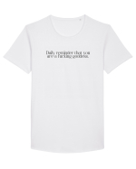 daily reminder that... Tricou mânecă scurtă guler larg Bărbat Skater