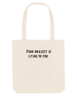 your anxiety is... Sacoșă textilă