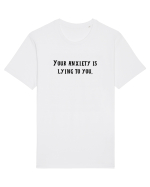 your anxiety is... Tricou mânecă scurtă Unisex Rocker