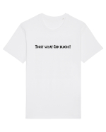 trust what god blocks Tricou mânecă scurtă Unisex Rocker