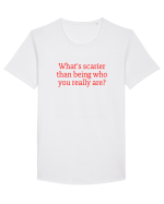 what s scarier... Tricou mânecă scurtă guler larg Bărbat Skater