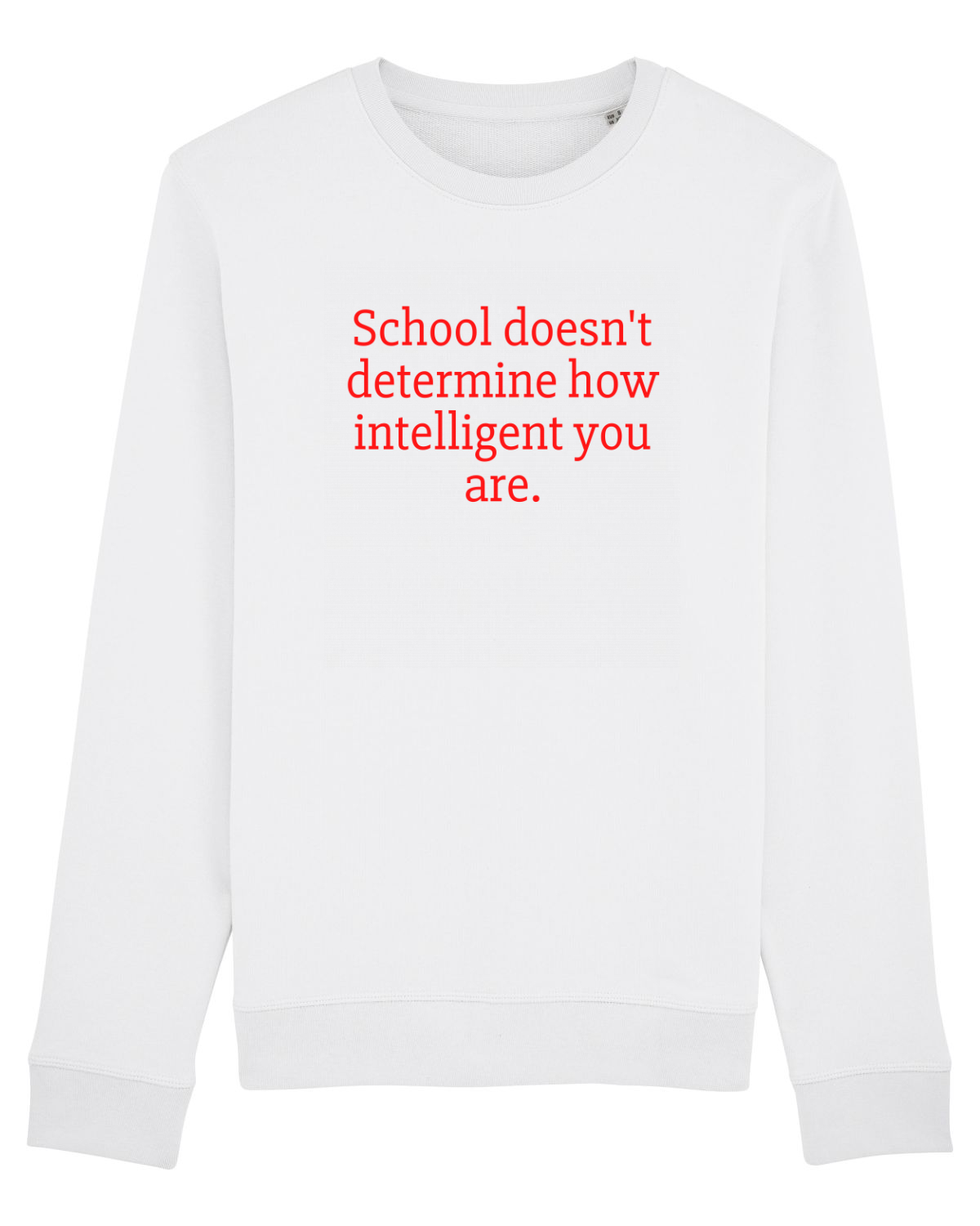 Bluză mânecă lungă Unisex Rise White
