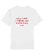 school doesn t determine... Tricou mânecă scurtă Unisex Rocker