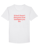 school doesn t determine... Tricou mânecă scurtă guler larg Bărbat Skater