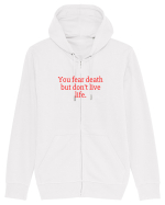 you fear death... Hanorac cu fermoar Unisex Connector