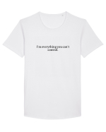 i m everything you... Tricou mânecă scurtă guler larg Bărbat Skater