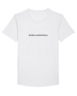 seduce and destroy Tricou mânecă scurtă guler larg Bărbat Skater