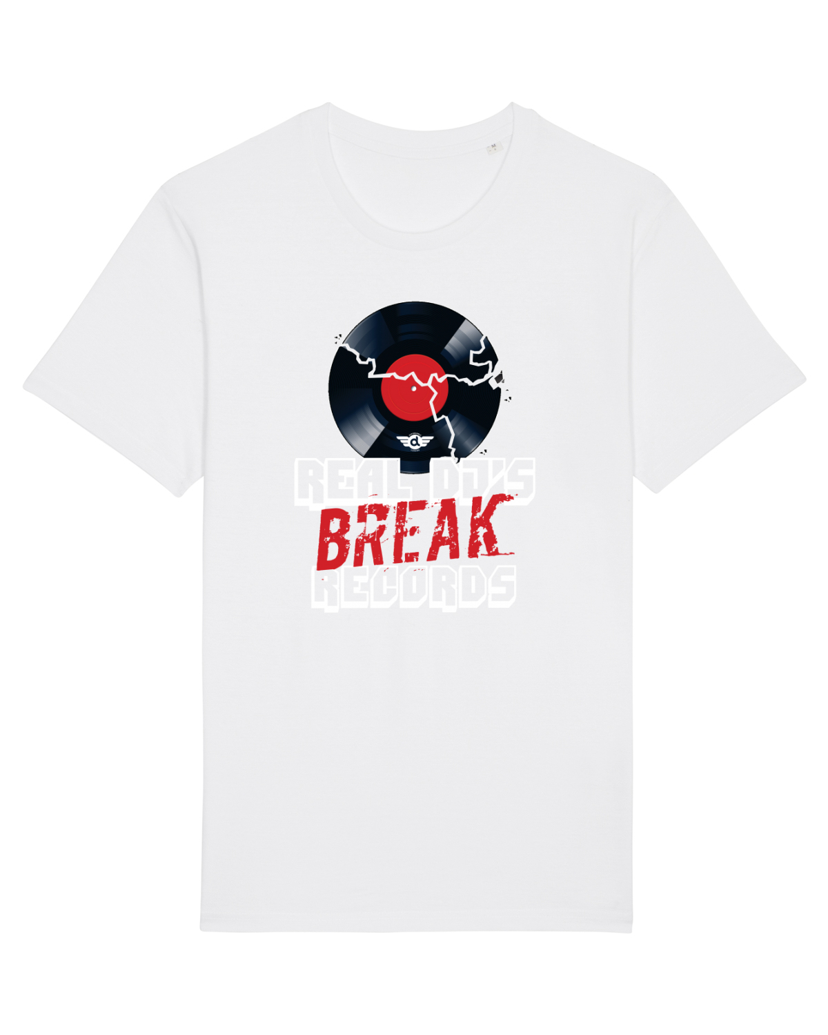 Tricou mânecă scurtă Unisex Rocker White