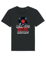Real DJ's break records Tricou mânecă scurtă Unisex Rocker