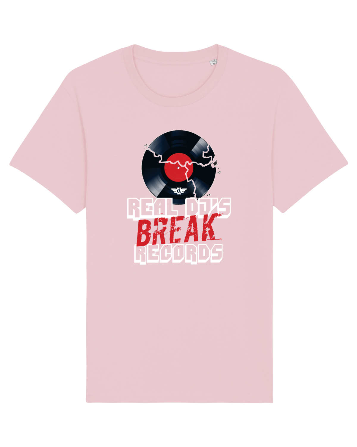 Tricou mânecă scurtă Unisex Rocker Cotton Pink