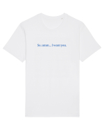 so, umm... Tricou mânecă scurtă Unisex Rocker
