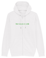 find reason to smile Hanorac cu fermoar Unisex Connector