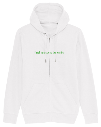 find reason to smile White