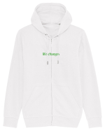 life changes Hanorac cu fermoar Unisex Connector