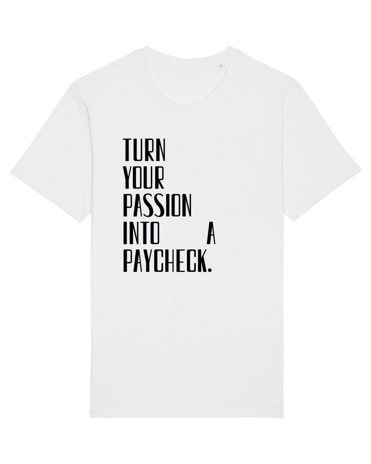 Tricou mânecă scurtă Unisex Rocker White