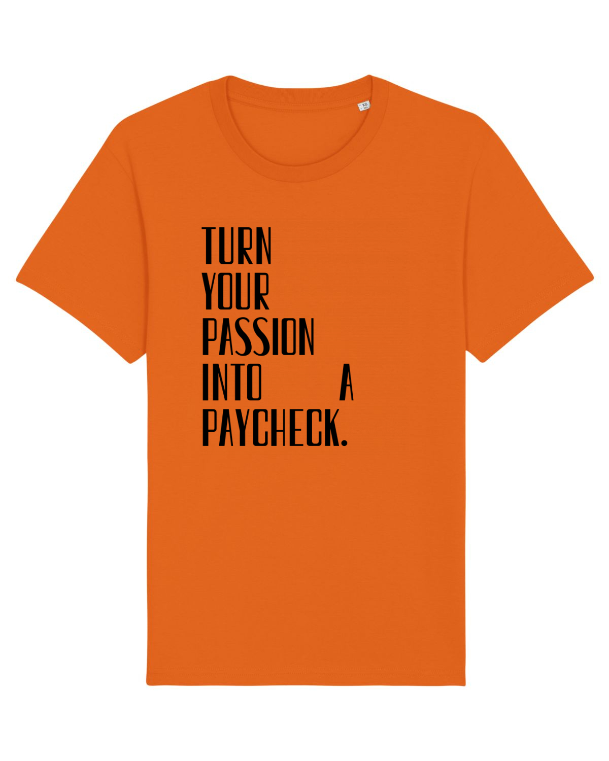 Tricou mânecă scurtă Unisex Rocker Bright Orange