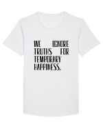 we ignore truths... Tricou mânecă scurtă guler larg Bărbat Skater