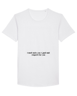 i don t hate you... Tricou mânecă scurtă guler larg Bărbat Skater
