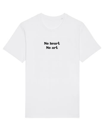 no heart no art White