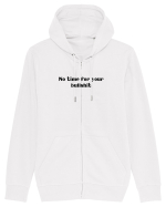 no time for bullshit Hanorac cu fermoar Unisex Connector