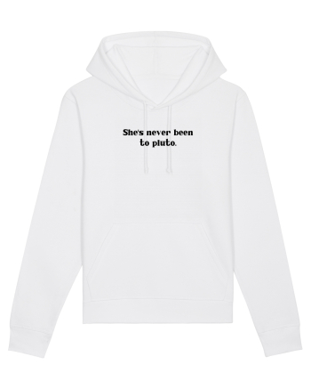 she s never been to pluto White