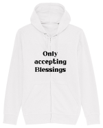 only accepting blessings Hanorac cu fermoar Unisex Connector