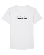 ignore what people say... Tricou mânecă scurtă guler larg Bărbat Skater