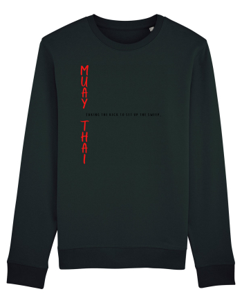 muat thai red Black
