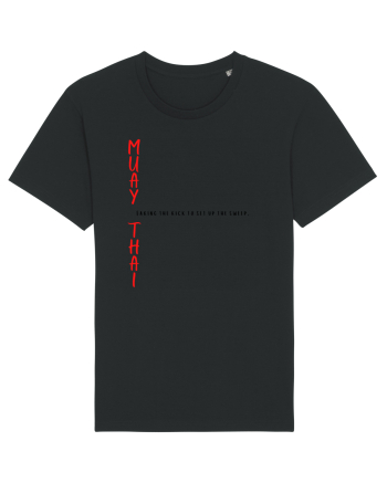 muat thai red Black