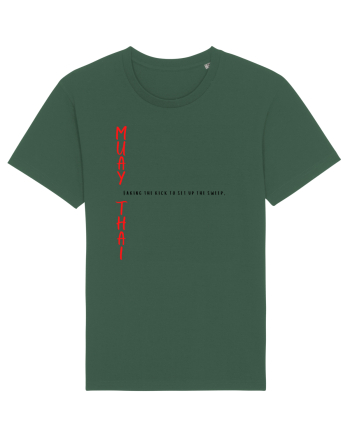muat thai red Bottle Green