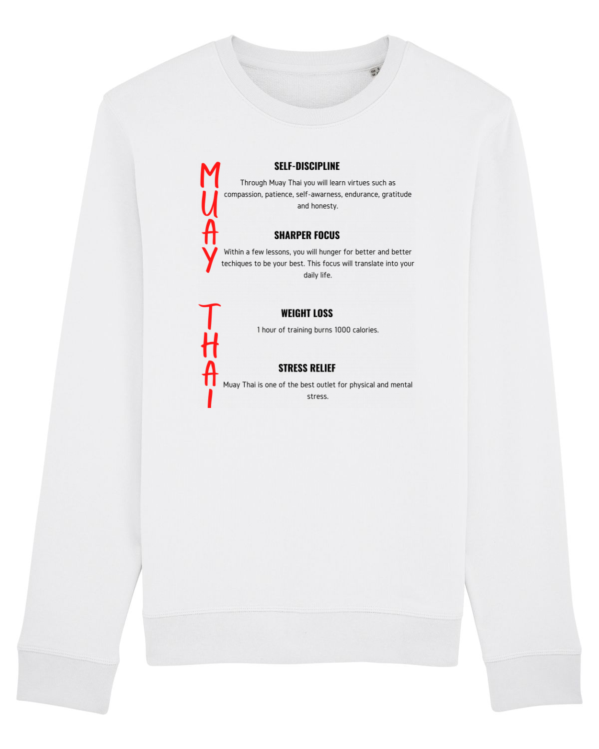 Bluză mânecă lungă Unisex Rise White