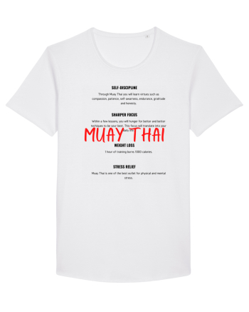 muat thai sharper White