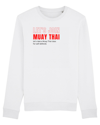 let s join muay thai White