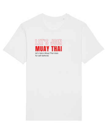 let s join muay thai White