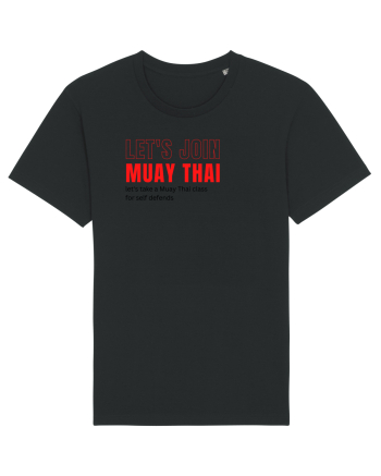 let s join muay thai Black
