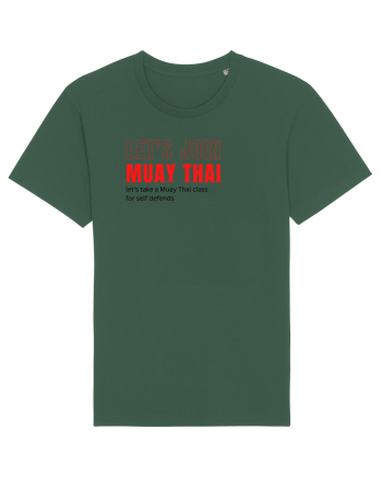let s join muay thai Bottle Green