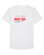 let s join muay thai Tricou mânecă scurtă guler larg Bărbat Skater