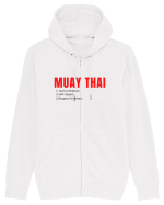 muat thai 1 2 3 Hanorac cu fermoar Unisex Connector