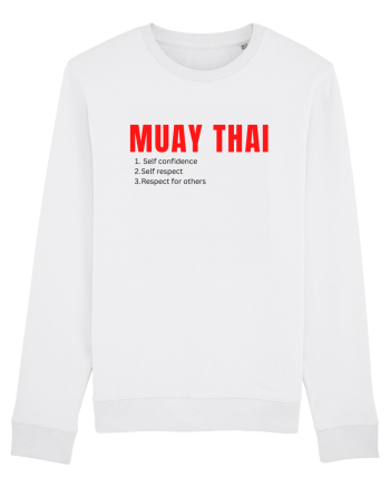 muat thai 1 2 3 White