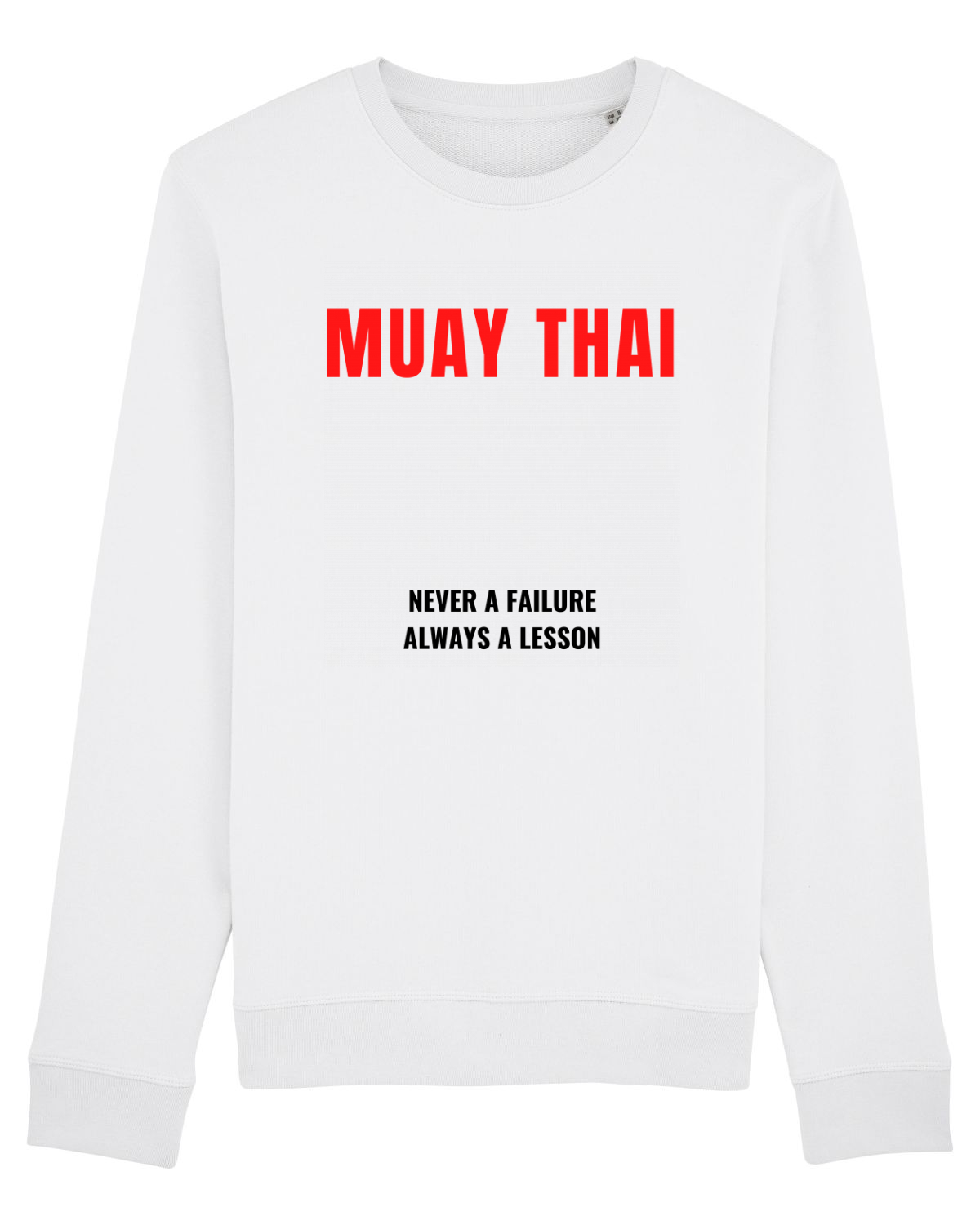 Bluză mânecă lungă Unisex Rise White