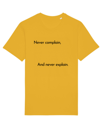 never complain... Spectra Yellow