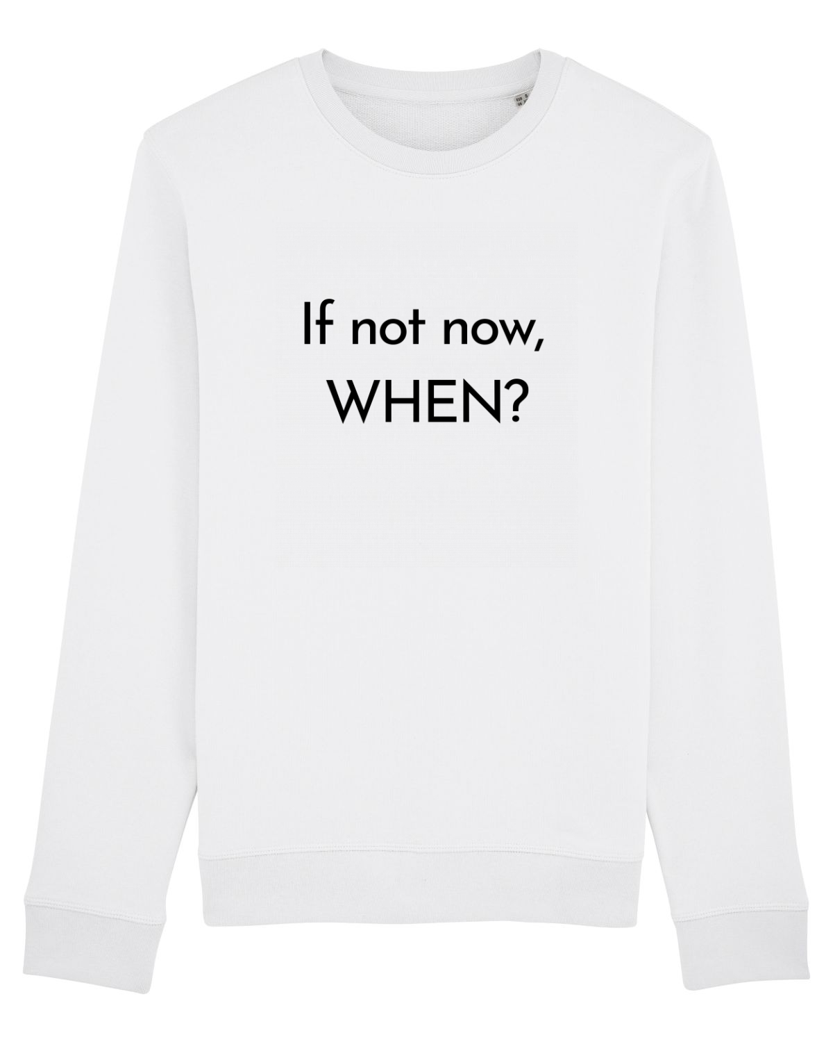 Bluză mânecă lungă Unisex Rise White